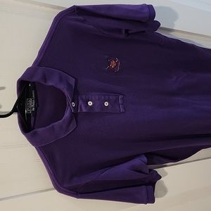Polo by Ralph Lauren polo shirt Men's M Purple with Crest logo